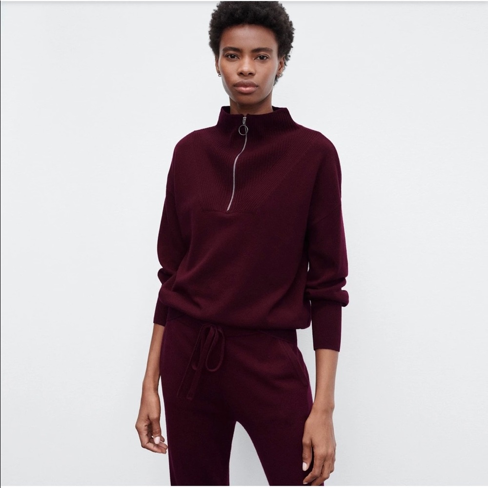 The Reset half-zip sweater. Wool cashmere blend. Size M. NWT.